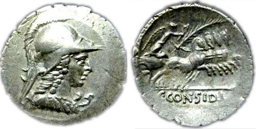 considia roman coin denarius